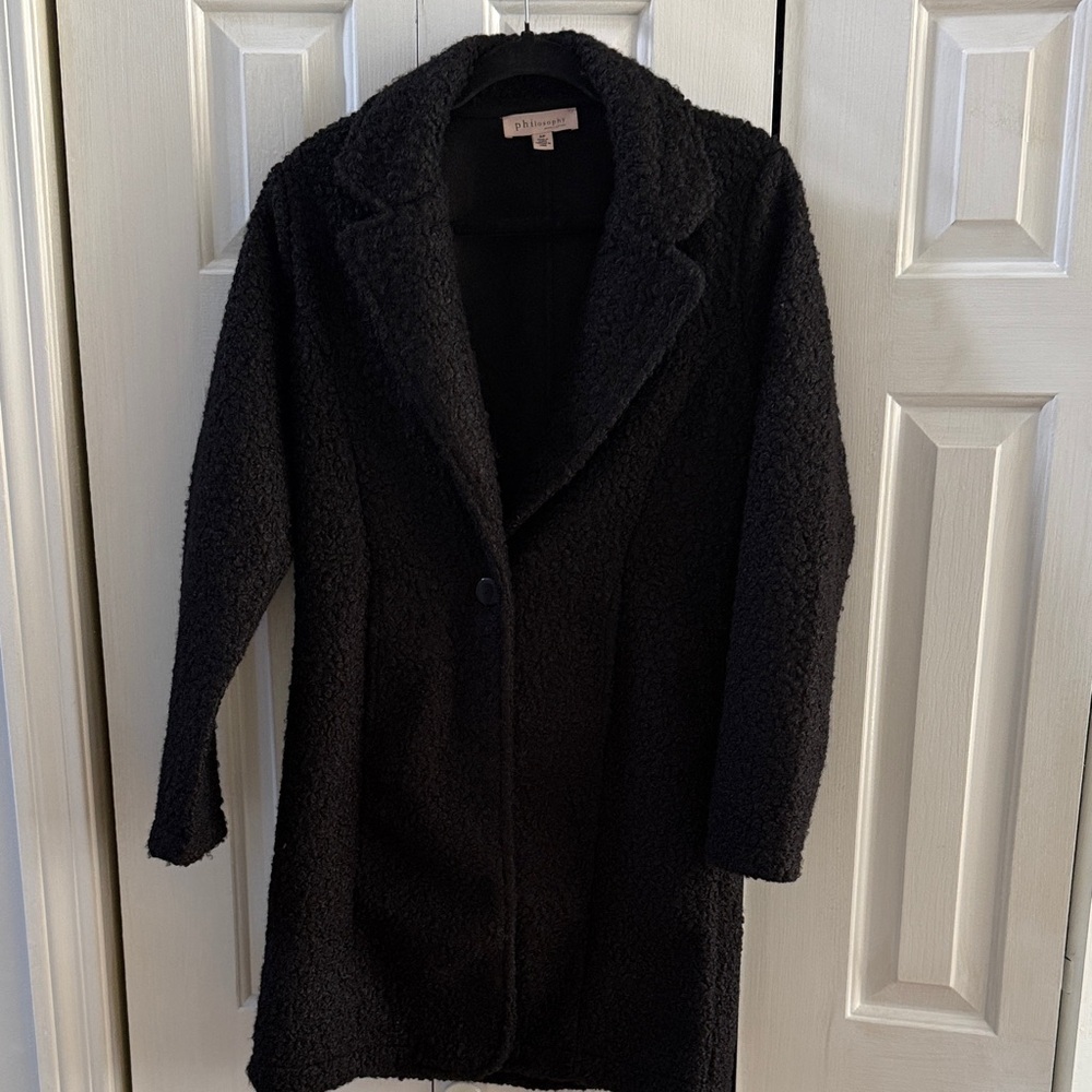 Philosophy sm/petute Black Teddy Jacket
